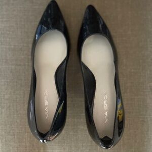 Via Spiga W7.5 patent leather heels
